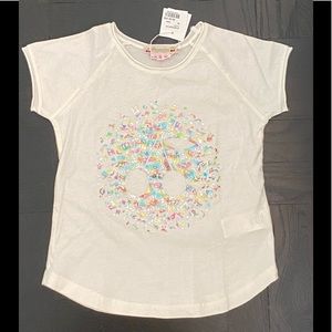 NWT Authentic BONPOINT Cherry Print Short Sleeve T-Shirt Top - 3 years